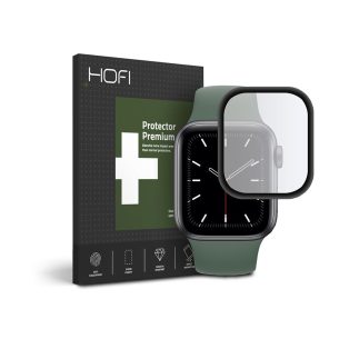   HOFI Hybrid Glass üveg képernyővédő fólia - Apple Watch Series 4/5/6/SE (44 mm) - fekete