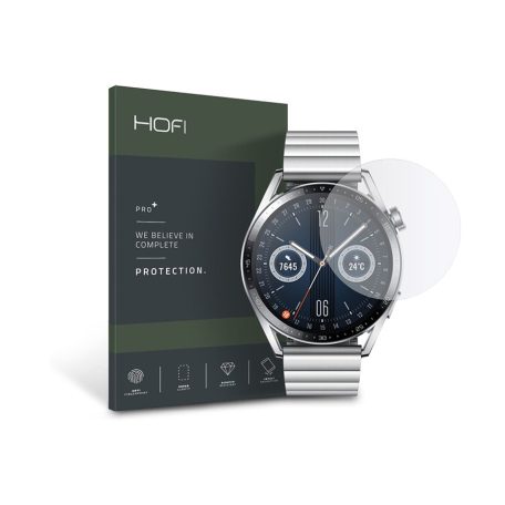 HOFI Glass Pro+ üveg képernyővédő fólia - Huawei Watch GT 3 (46 mm) - átlátszó