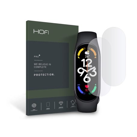 HOFI Hydroflex Pro+ képernyővédő fólia - Xiaomi Mi Smart Band 7 - 2 db/csomag - átlátszó