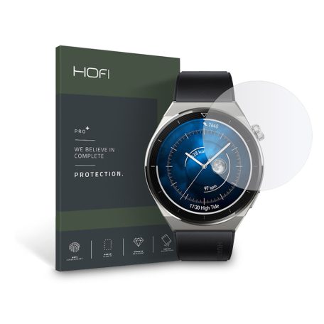 HOFI Glass Pro+ üveg képernyővédő fólia - Huawei Watch GT 3 Pro (46 mm) -       átlátszó