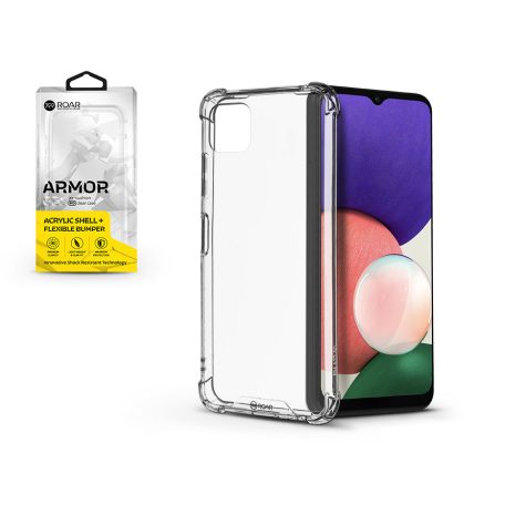 Samsung A226B Galaxy A22 5G szilikon hátlap - Roar Armor Gel - átlátszó