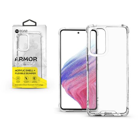 Samsung A536U Galaxy A53 5G szilikon hátlap - Roar Armor Gel - átlátszó