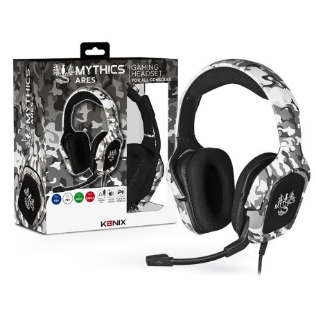 Mythics Ares camouflage vezetékes headset