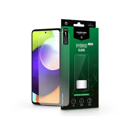 Samsung A525F Galaxy A52/A52 5G/A52s/A53 rugalmas üveg képernyővédő fólia - MyScreen Protector Hybrid Glass Lite - átlátszó