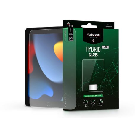 Apple iPad 10.2 (2019/2020/2021) rugalmas üveg képernyővédő fólia - MyScreen    Protector Hybrid Glass Lite - átlátszó