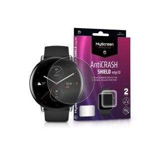   Amazfit Zepp E Circle (Round) ütésálló képernyővédő fólia - MyScreen Protector  AntiCrash Shield Edge3D - 2 db/csomag - átlátszó