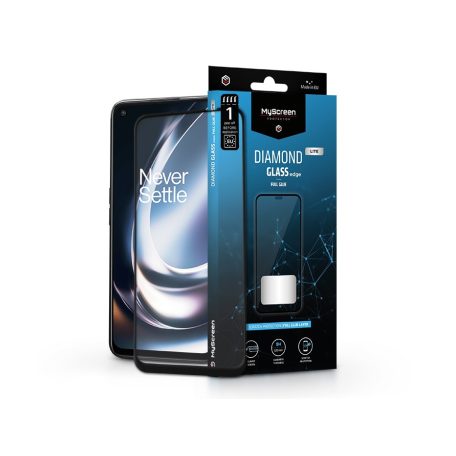 OnePlus Nord CE 2 Lite 5G edzett üveg képernyővédő fólia - MyScreen Protector   Diamond Glass Lite Edge2.5D Full Glue - fekete