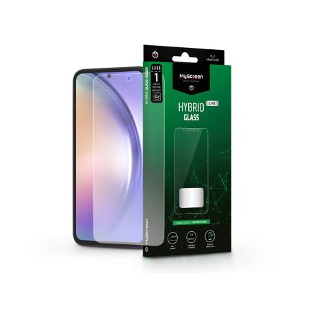 Samsung SM-A546 Galaxy A54 5G rugalmas üveg képernyővédő fólia - MyScreen       Protector Hybrid Glass Lite - átlátszó
