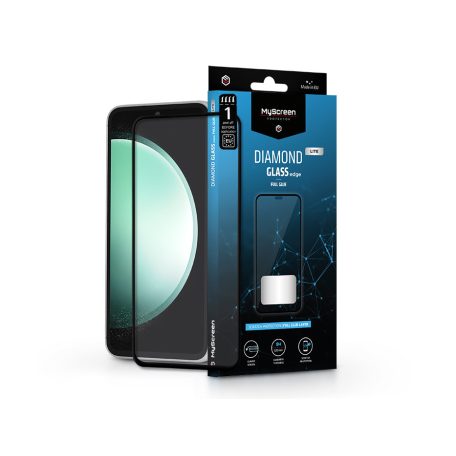 Samsung SM-S711 Galaxy S23 FE edzett üveg képernyővédő fólia - MyScreenProtectorDiamond Glass Lite Edge2.5D Full Glue - fekete