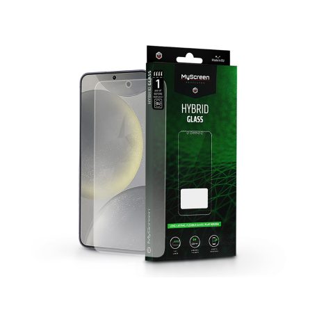 Samsung SM-S921 Galaxy S24 rugalmas üveg képernyővédő fólia - MyScreen ProtectorHybrid Glass Green - átlátszó