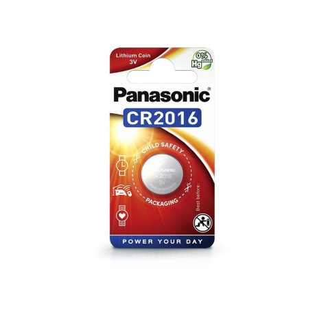 Panasonic CR2016 lithium gombelem - 3V - 1 db/csomag