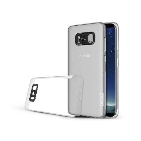 Samsung G955F Galaxy S8 Plus szilikon hátlap - Soft Slim 0,5 mm - átlátszó