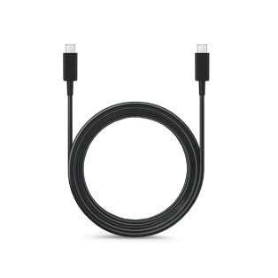   Samsung gyári USB Type-C - USB Type-C adat- és töltőkábel 180 cm-es vezetékkel -5A - EP-DX510JBE - fekete (ECO csomagolás)