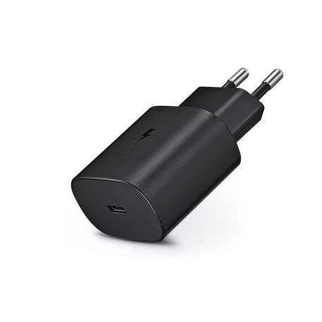 Samsung gyári USB hálózati töltő adapter Type-C bemenettel - 25W - EP-TA800EBE  PD.3.0 Super Fast Charging - fekete (ECO csomagolás)