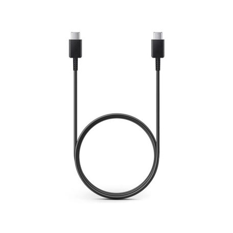 Samsung gyári USB Type-C - USB Type-C adat- és töltőkábel 100 cm-es vezetékkel -EP-DA905BBE - fekete (ECO csomagolás)