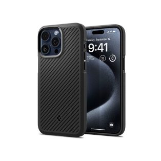   Apple iPhone 15 Pro Max ütésálló hátlap - Spigen Core Armor - fekete