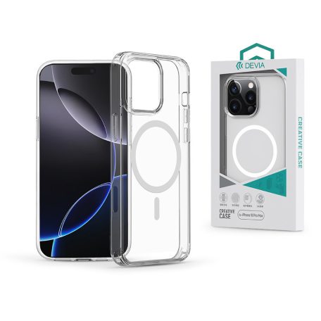 Devia Pure Clear Magnetic Shockproof szilikon tok - Apple iPhone 16 Pro Max -   átlátszó