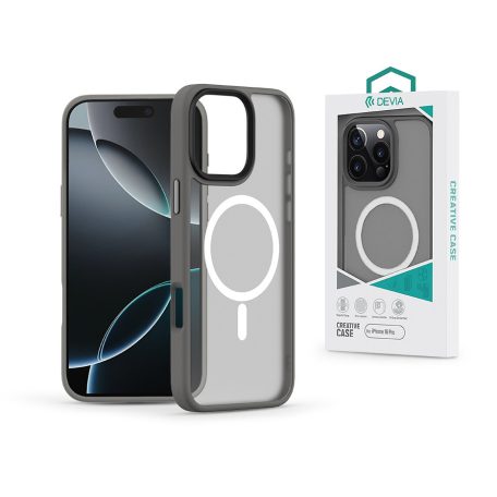 Devia Pino Series Magnetic ütésálló tok - Apple iPhone 16 Pro - szürke