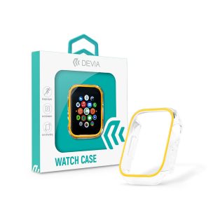   Apple Watch szilikon védőtok - Devia Luminous Series Shockproof Case For iWatch - 41 mm - arany