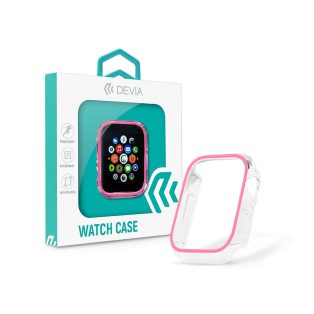   Apple Watch szilikon védőtok - Devia Luminous Series Shockproof Case For iWatch - 44 mm - barack