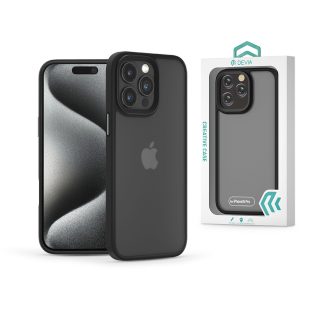   Devia Pino Series ütésálló tok - Apple iPhone 15 Pro - fekete