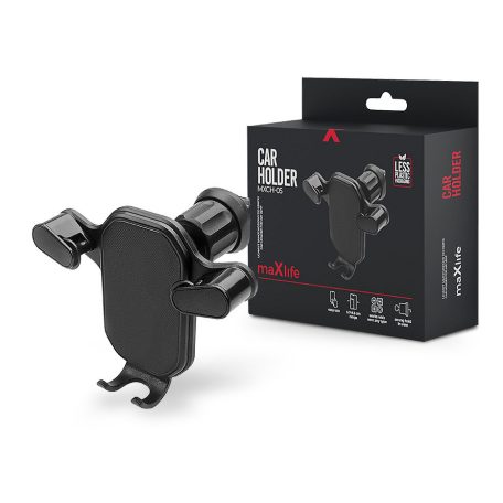 Maxlife szellőzőrácsba illeszthető autós tartó - Maxlife MXCH-05 Car Holder -   fekete